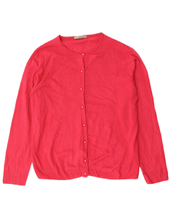 Marks & Spencer Γυναικεία Ζακέτα πουλόβερ UK 18 XL Ροζ Ακρυλικό