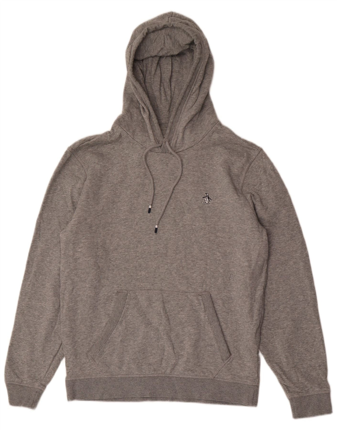 Penguin Mens Hoodie Jumper Μεσαίο γκρι βαμβακερό