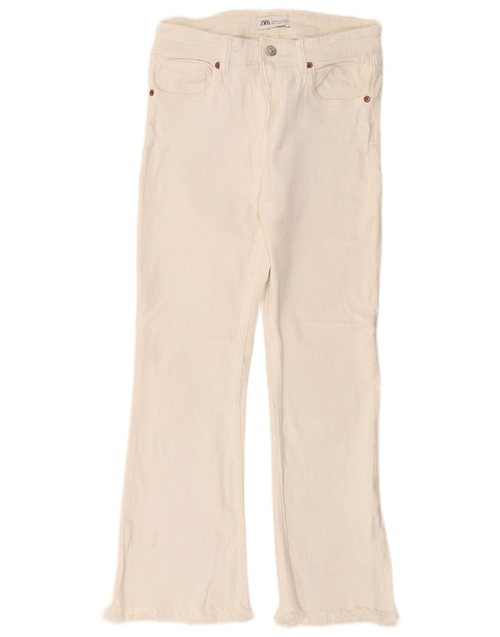 Zara Γυναικείο Τζιν EU 36 XS W26 L26 Λευκό βαμβακερό
