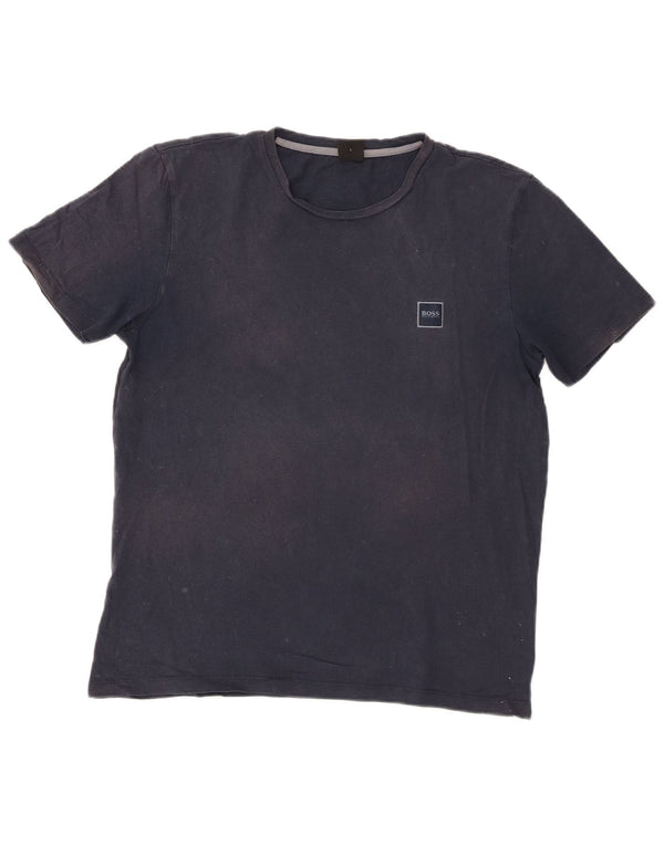 Ανδρικό T-Shirt Hugo Boss Top Large Navy Blue