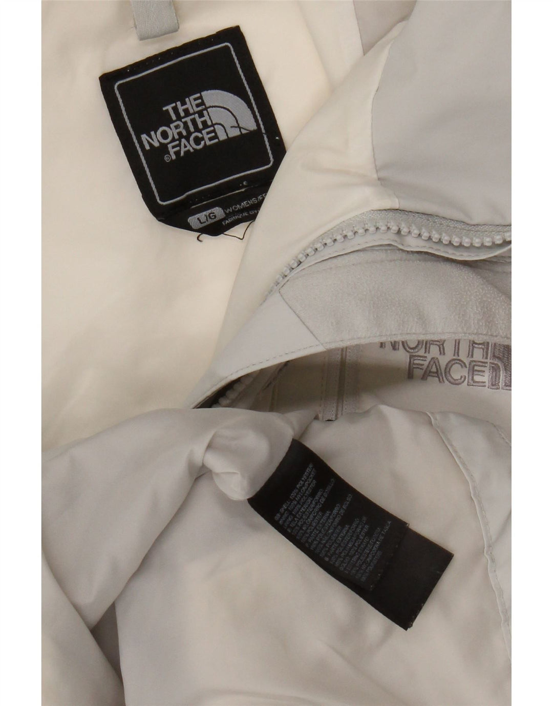 The North Face γυναικείο μπουφάν βροχής UK 16 Large White Colourblock Polyester