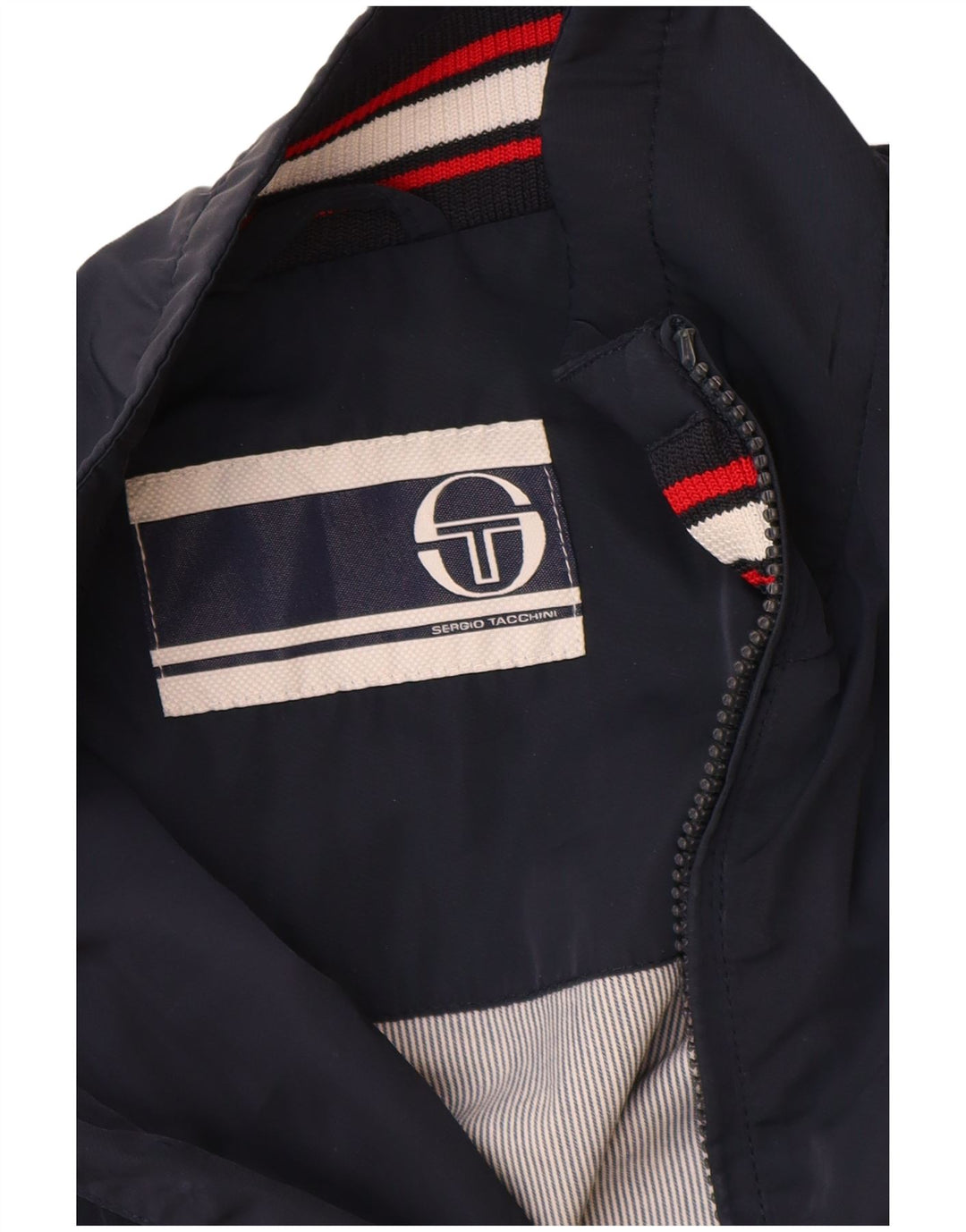 SERGIO TACCHINI Ανδρικό μπουφάν Bomber IT 48 Medium Navy Blue Polyester