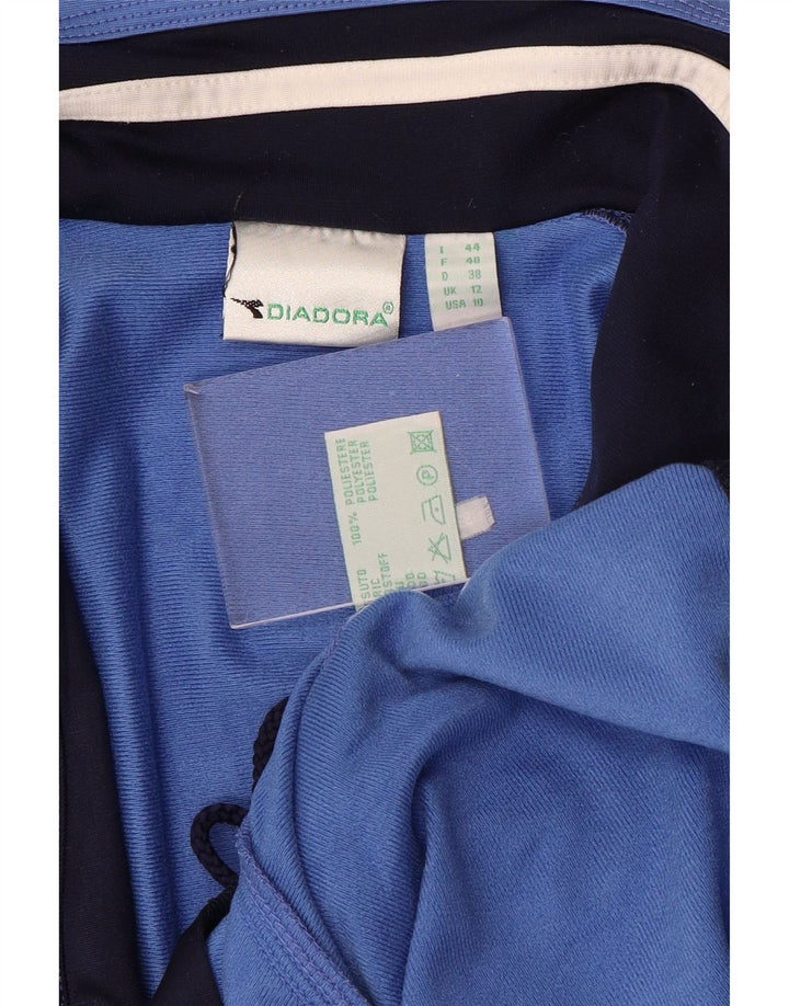 DIADORA Γυναικεία αθλητική φόρμα Top Jacket UK 12 Medium Blue Colourblock