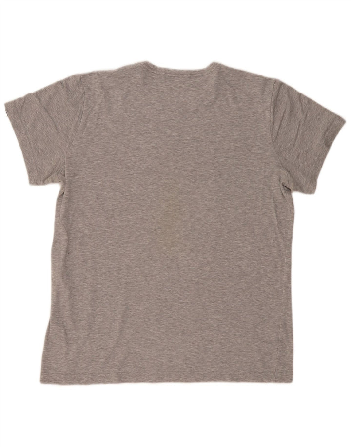 Ανδρικό γραφικό T-Shirt ADIDAS Climalite Top Large Grey