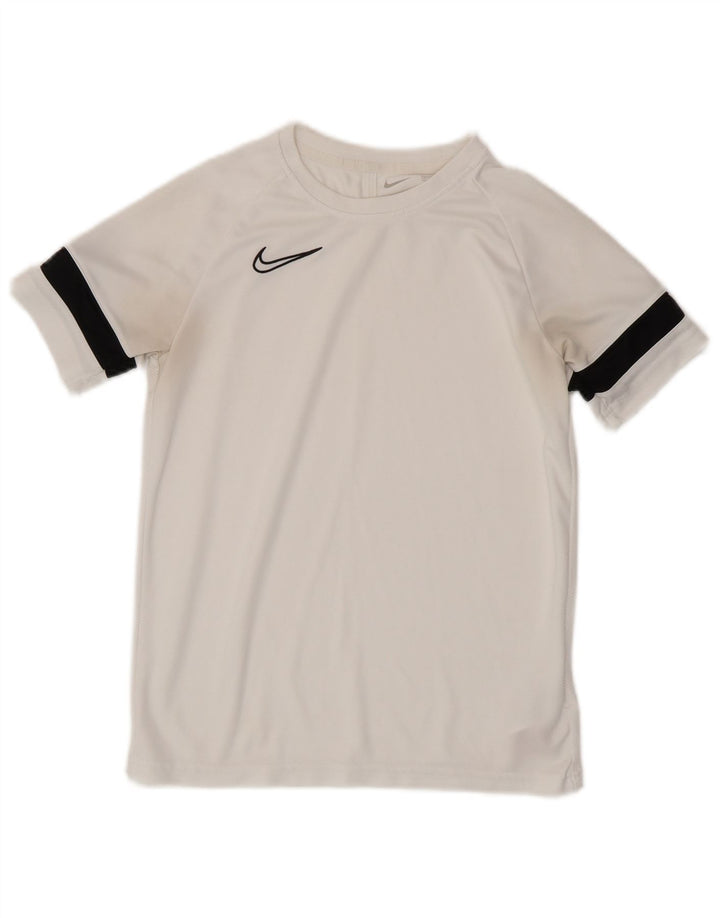 Μπλουζάκι NIKE Boys Dri Fit Top 12-13 ετών μεγάλο λευκό χρώμα