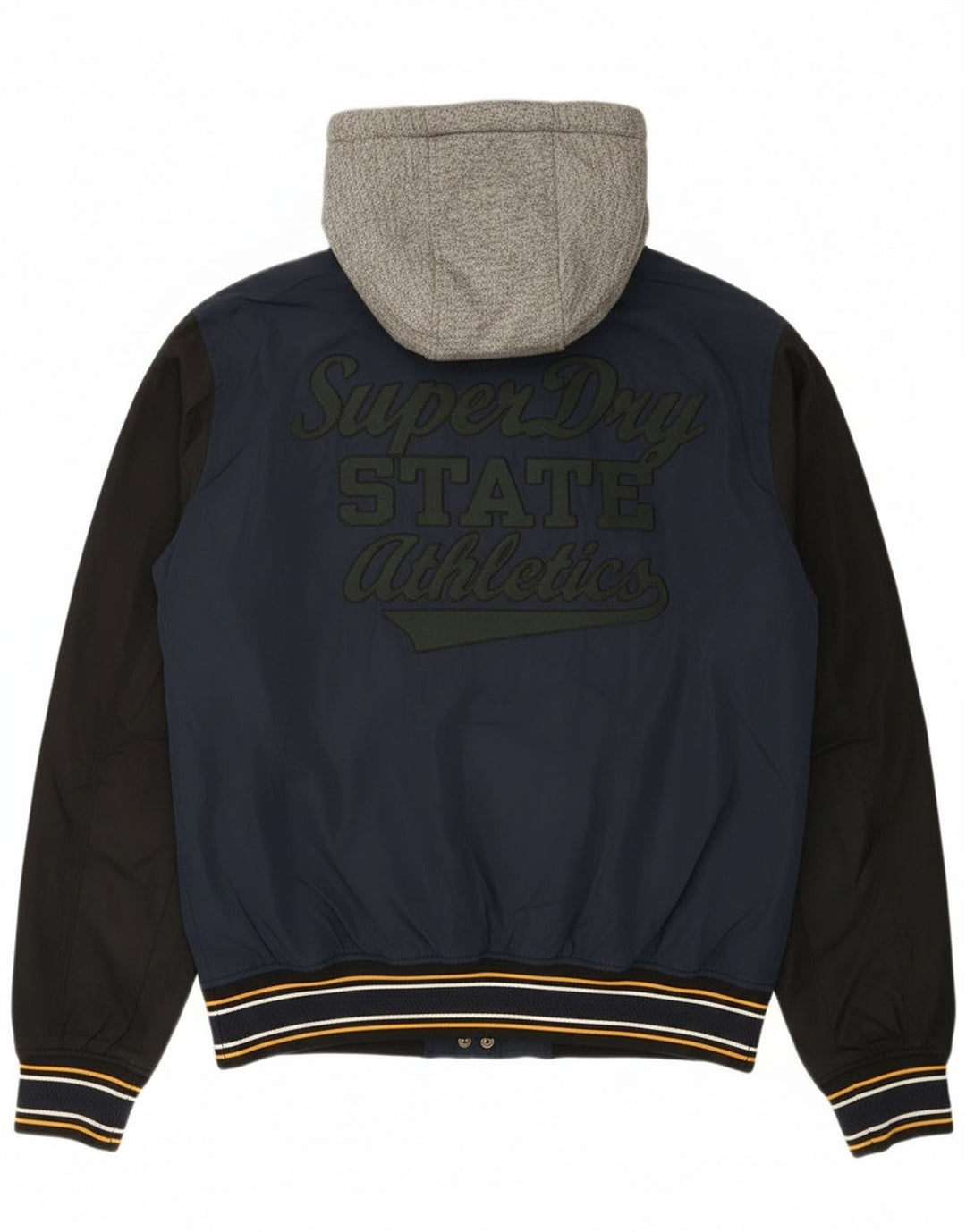 Ανδρικό μπουφάν Superdry Graphic Varsity UK 40 Large Navy Blue Colorblock