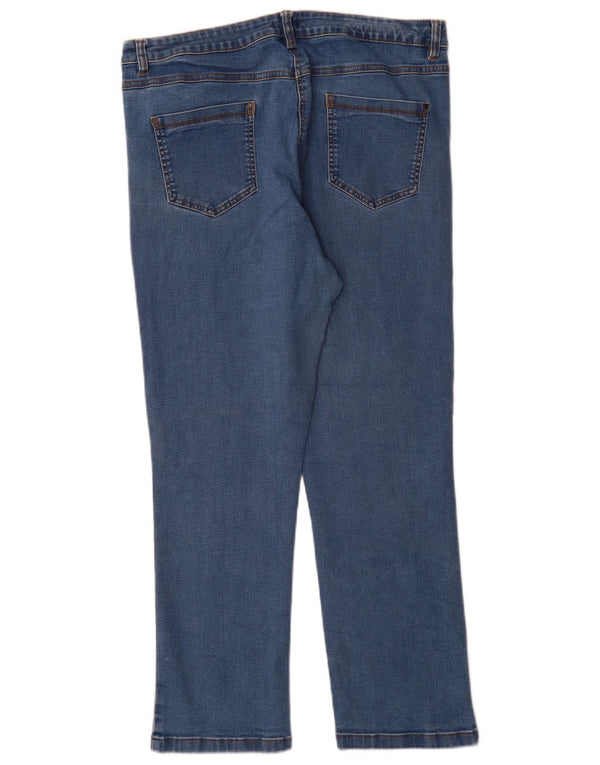 Cos Γυναικείο Straight Jeans UK 18 XL W36 L29 Μπλε βαμβακερό