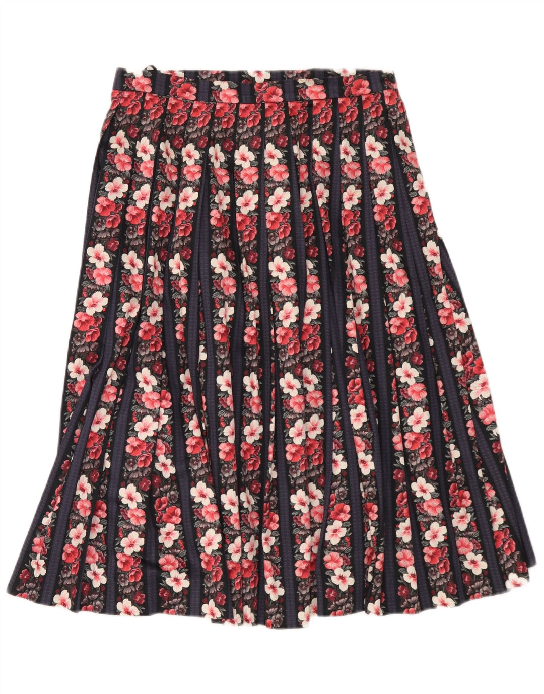 Vintage Γυναικεία Πλισέ Φούστα W30 Μεσαία Πολύχρωμη Floral