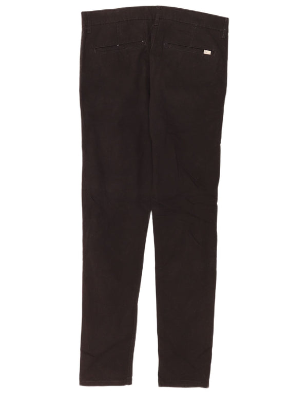 Zara Ανδρικό παντελόνι Chino Slim EU 40 Medium W31 L30 Μαύρο βαμβακερό