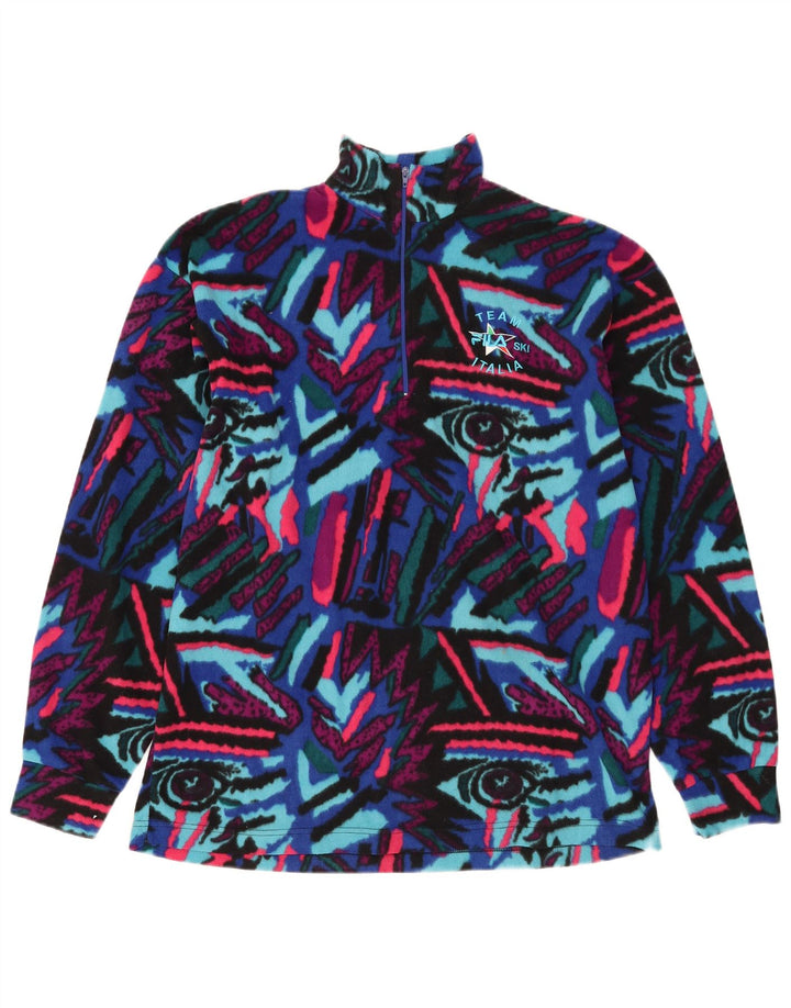 Ανδρικά FILA Abstract Pattern Fleece Jumper IT 52 Large πολύχρωμα