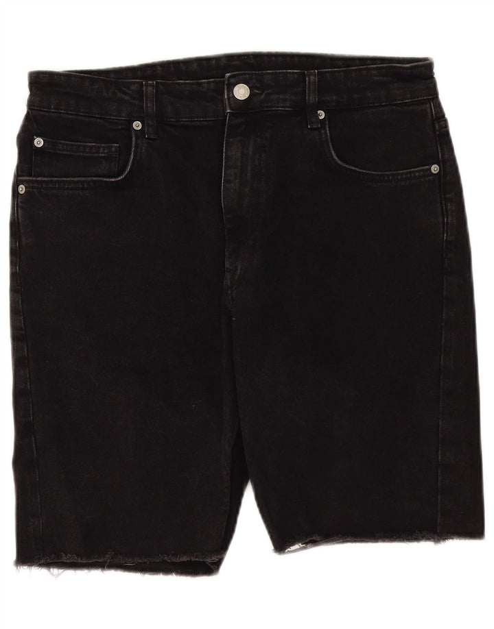 Zara Ανδρικό τζιν σορτς EU 42 Large W32 Μαύρο