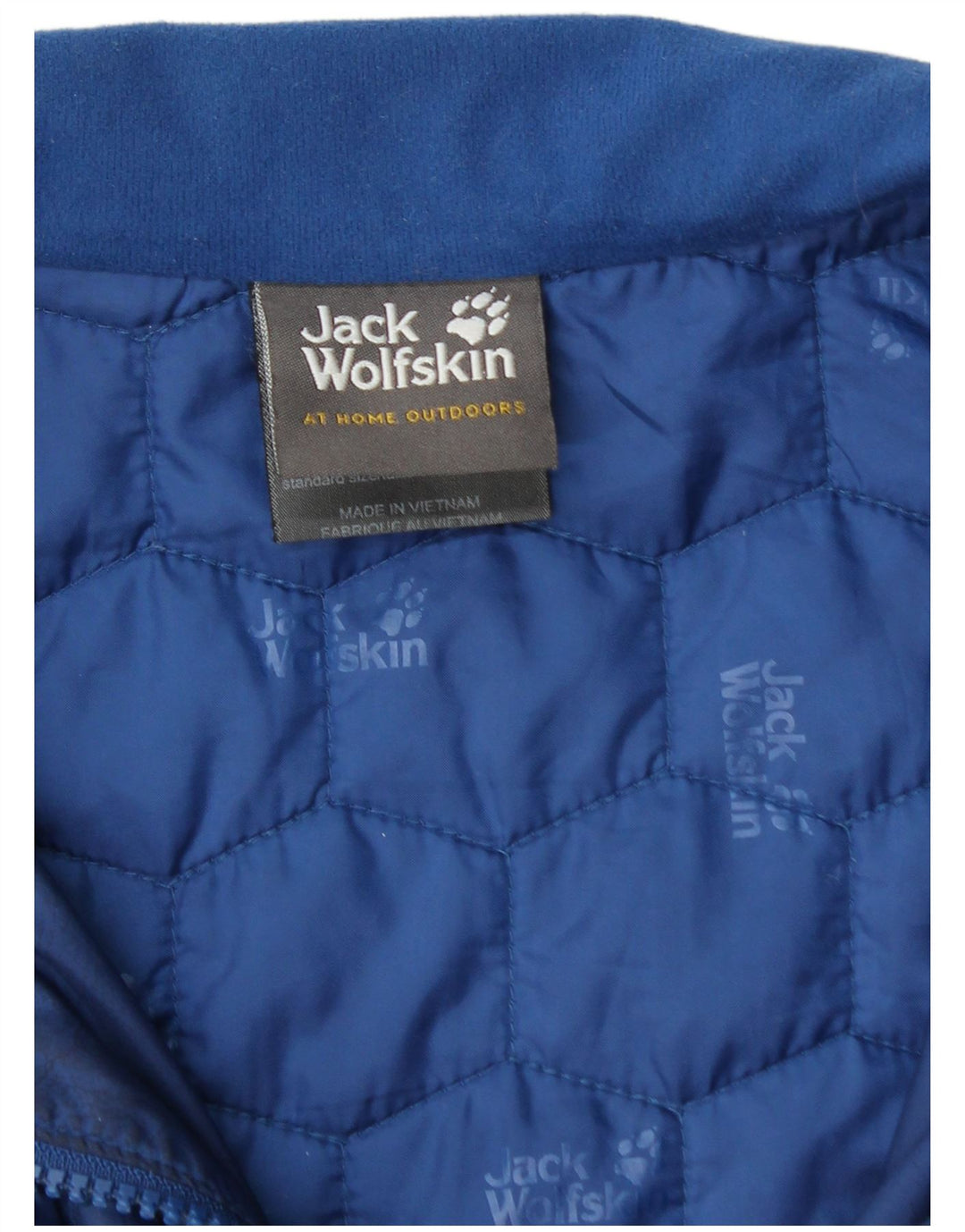 Ανδρικό καπιτονέ μπουφάν JACK WOLFSKIN UK 40/42 μεγάλο μπλε πολυεστέρας