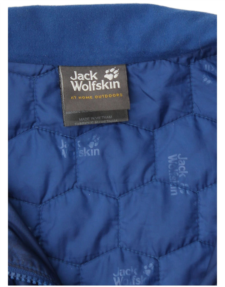 Ανδρικό καπιτονέ μπουφάν JACK WOLFSKIN UK 40/42 μεγάλο μπλε πολυεστέρας