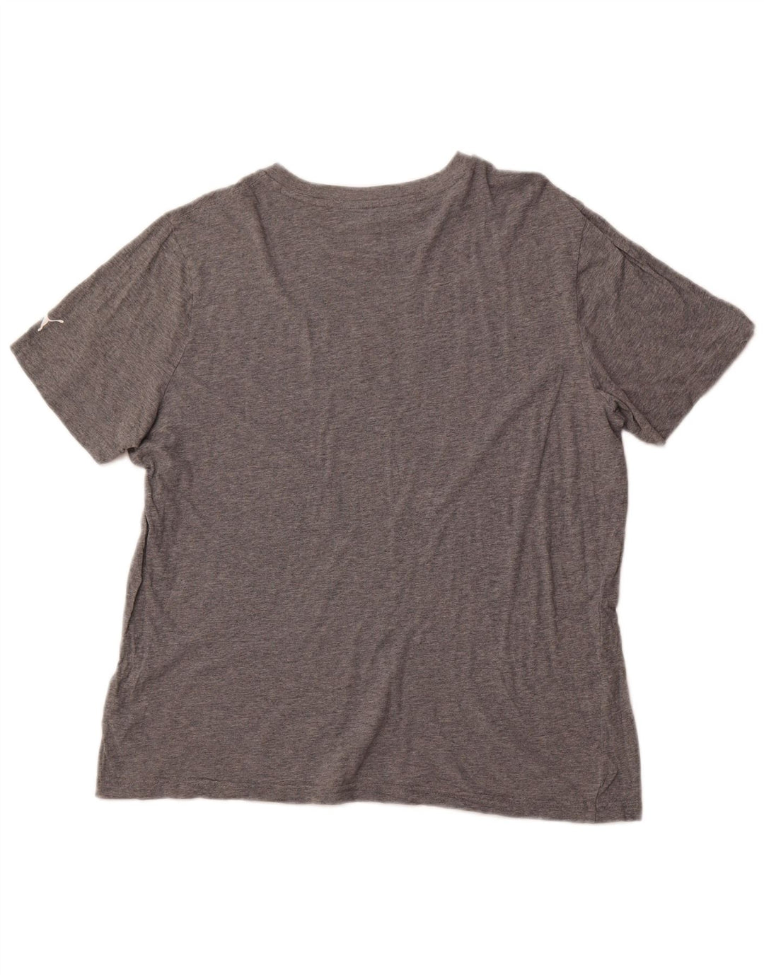 Γυναικείο γραφικό μπλουζάκι PUMA Top UK 16 μεγάλο γκρι βαμβακερό