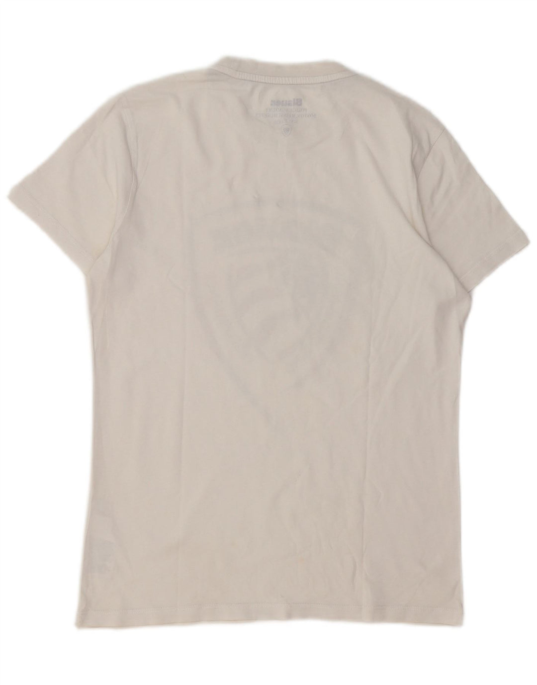 Γραφικό T-Shirt για αγόρι BLAUER Τοπ 13-14 ετών Λευκό βαμβακερό