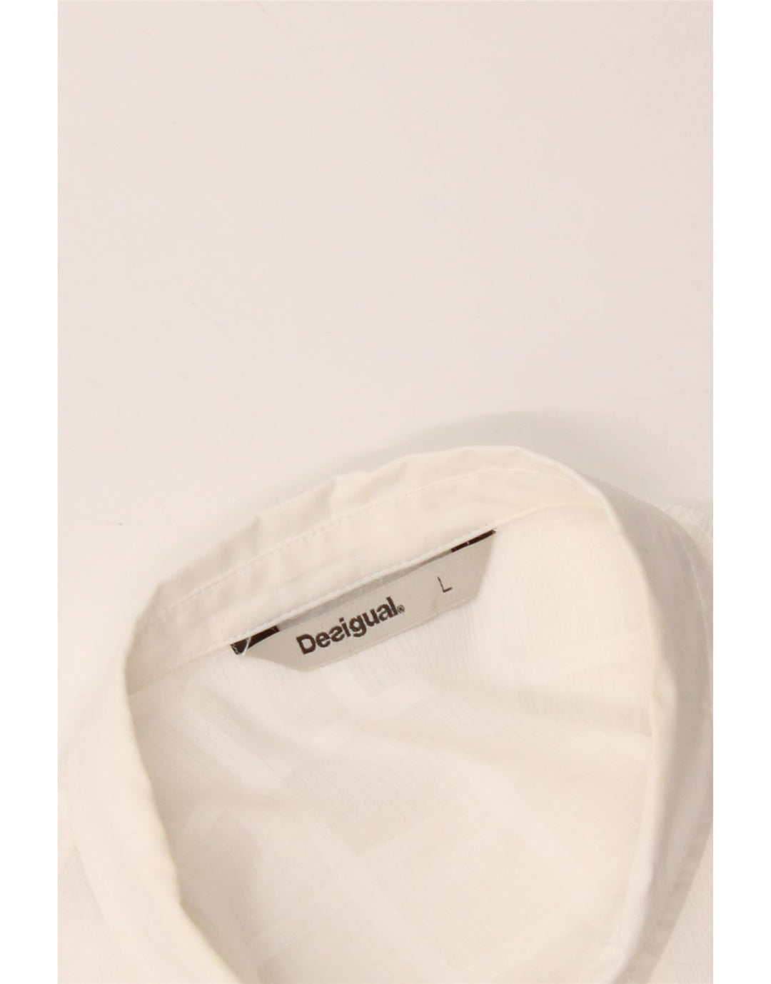 DESIGUAL Γυναικείο Longline Μπλούζα UK 16 Large White