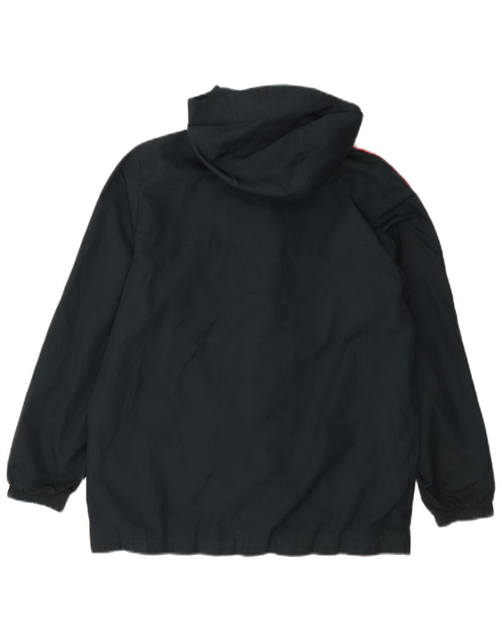 ADIDAS Boys Munster Rugby Hooded αθλητική φόρμα μπουφάν 11-12 ετών μαύρο