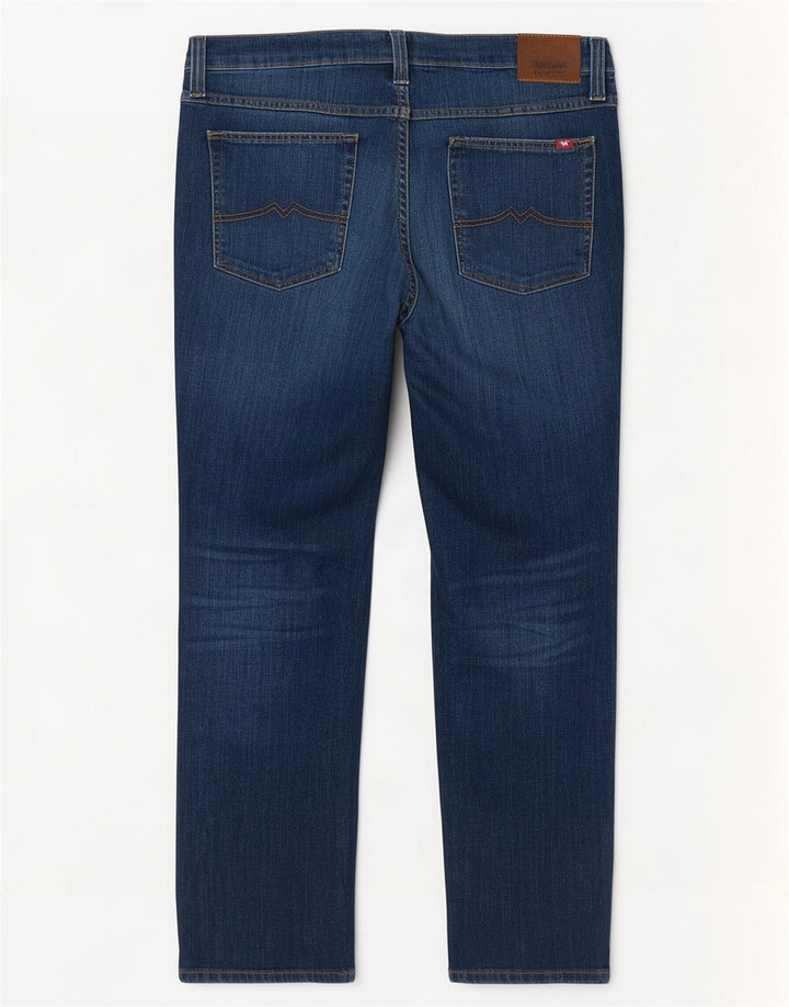 Mustang Ανδρικό Tramper Straight Jeans W38 L32 Navy Blue Cotton