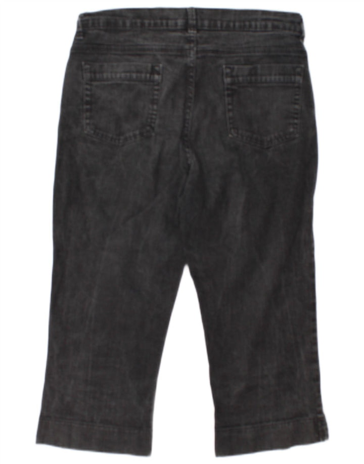 Marks & Spencer Γυναικεία Capri Jeans UK 12 Medium W30 L19 Γκρι βαμβακερό