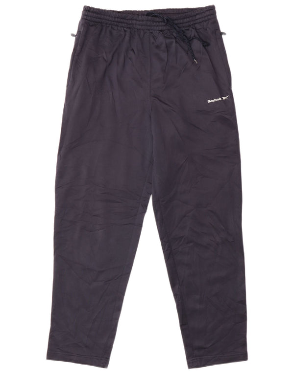 Reebok Boys Tracksuit Trousers 13-14 Years Navy Blue Polyester