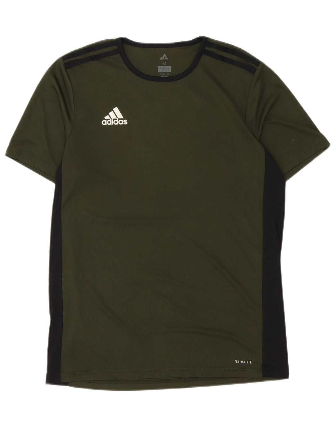 Ανδρικό T-Shirt Climalite Adidas Top Medium Green Colourblock Πολυεστέρας