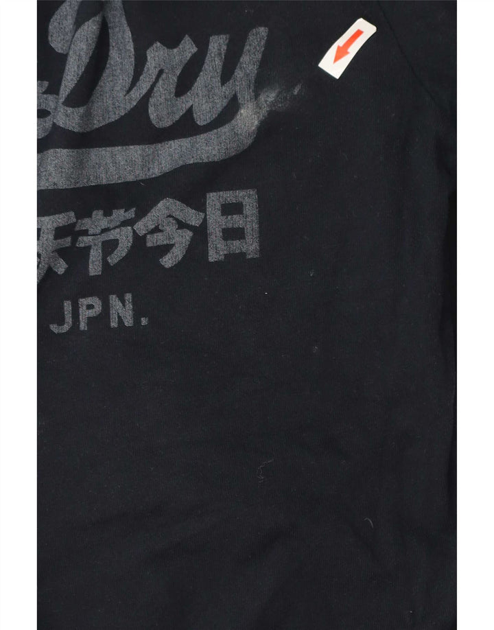 Superdry Ανδρικό γραφικό τοπ μακρυμάνικο μεγάλο μπλε βαμβακερό
