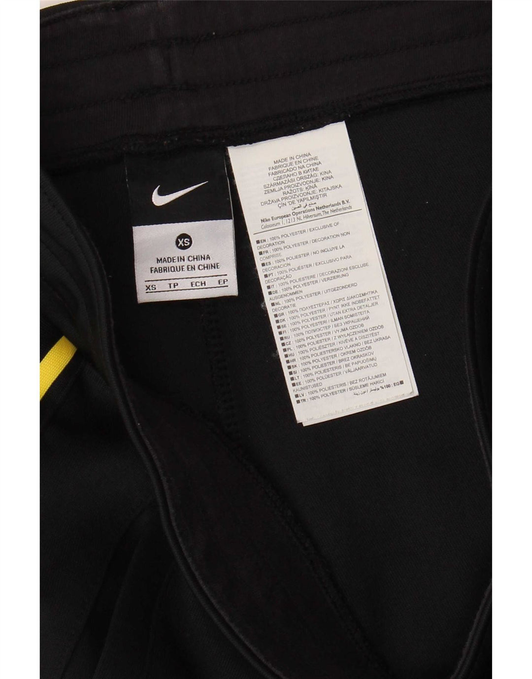 Γυναικεία φόρμα Nike Παντελόνι UK 6 XS Μαύρο Πολυεστέρας