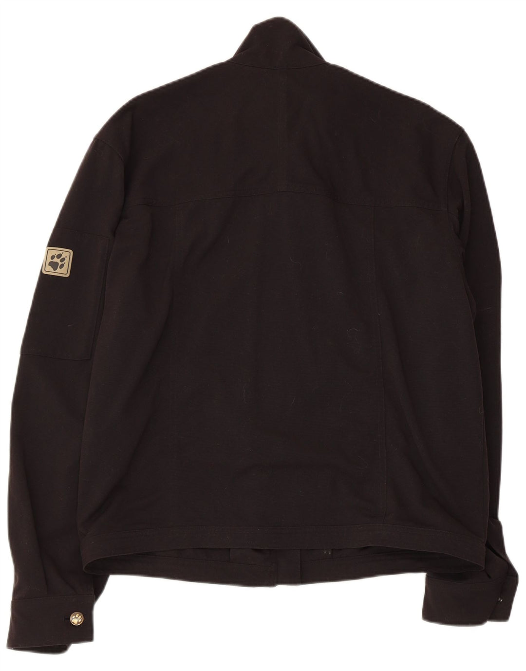 Ανδρικό μπουφάν βροχής JACK WOLFSKIN UK 36/38 Μεσαίο μαύρο πολυαμίδιο