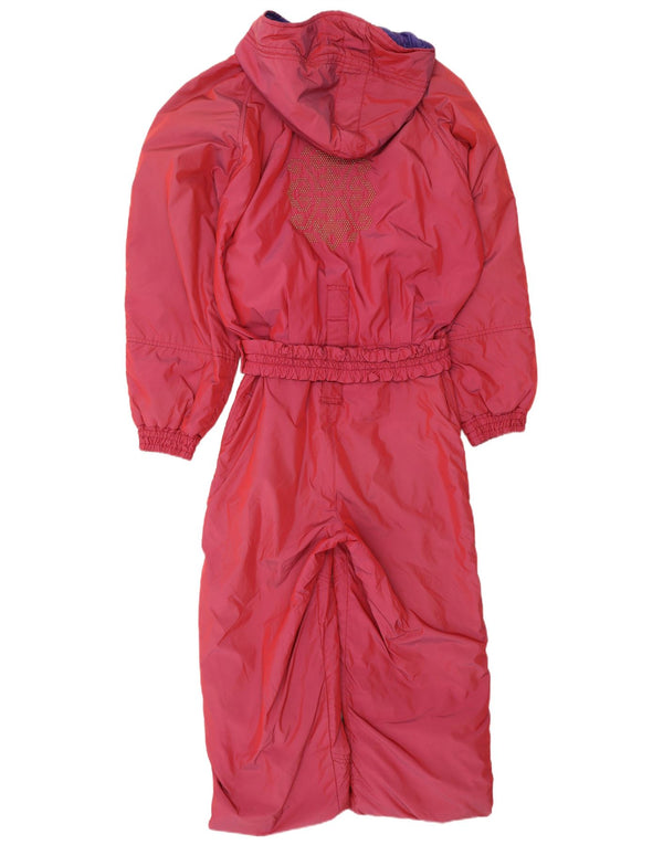 Γυναικεία φόρμα σκι με γραφική κουκούλα Belfe & Belfe UK 14 Medium Pink