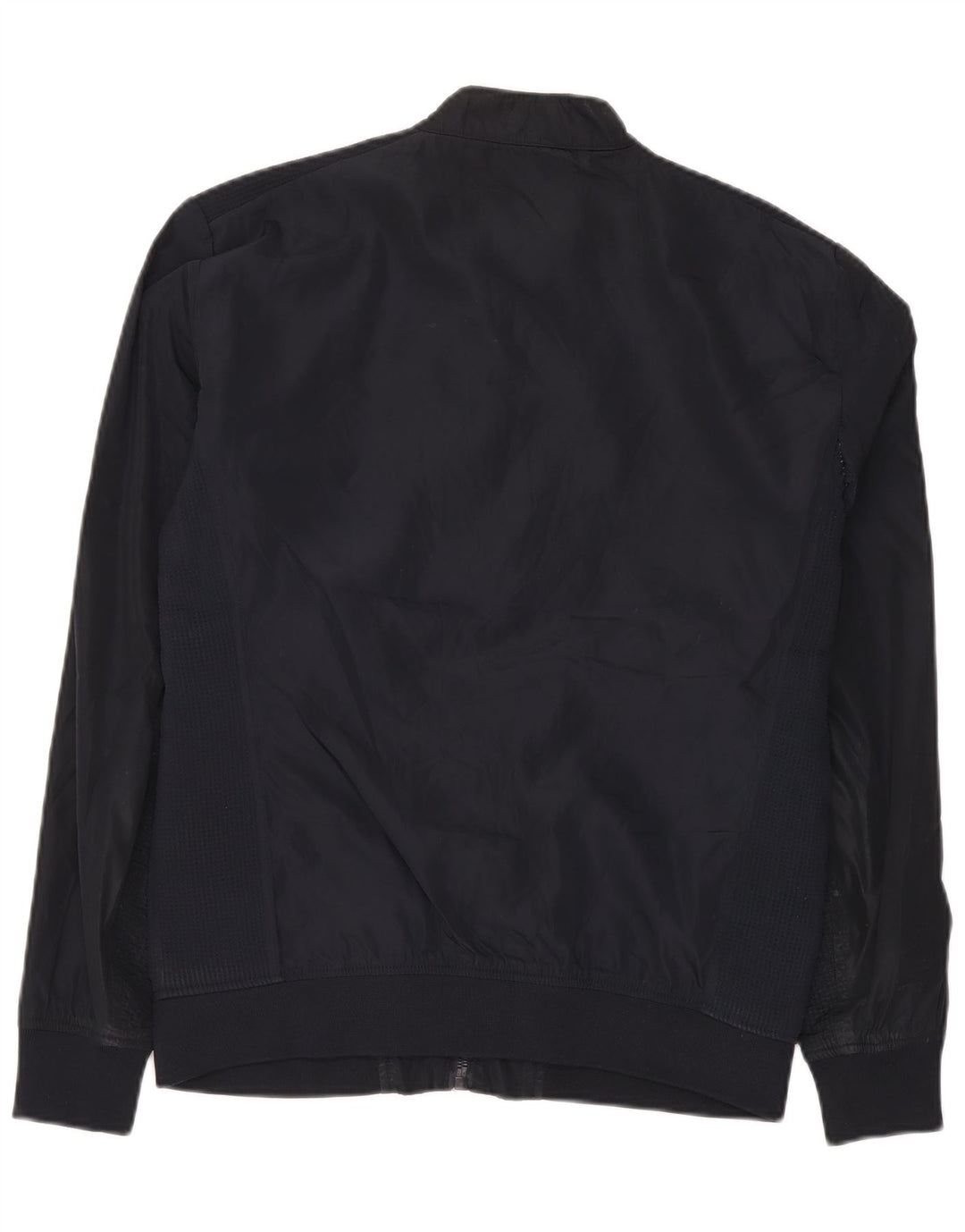 Zara Ανδρικό Bomber Jacket UK 42 XL Navy Blue Polyester