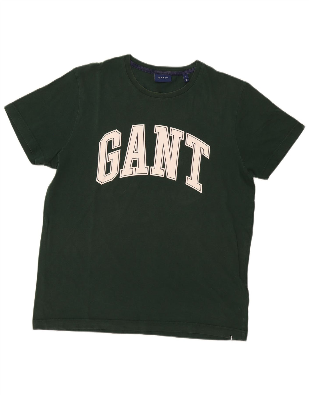 Ανδρικό γραφικό T-Shirt Gant Top μεγάλο πράσινο βαμβακερό