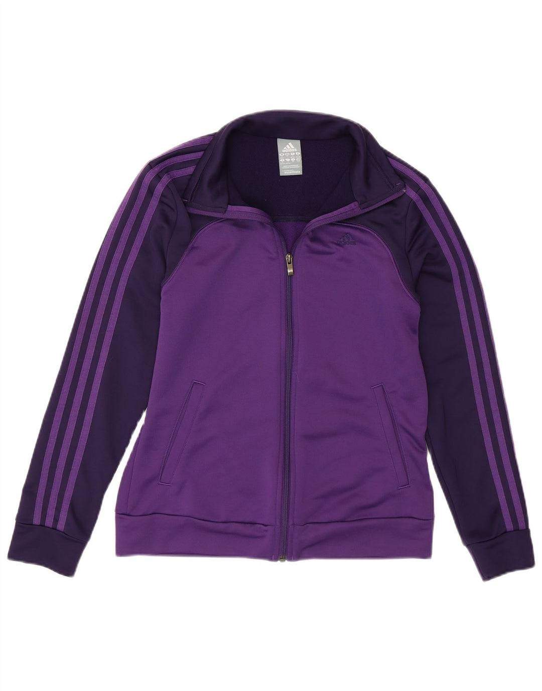 Γυναικεία αθλητική φόρμα Adidas Top Jacket UK 8/10 Small Purple Polyester