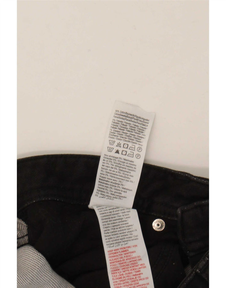 Jack & Jones Ανδρικό Τζιν GLENN Slim W32 L34 Μαύρο βαμβακερό