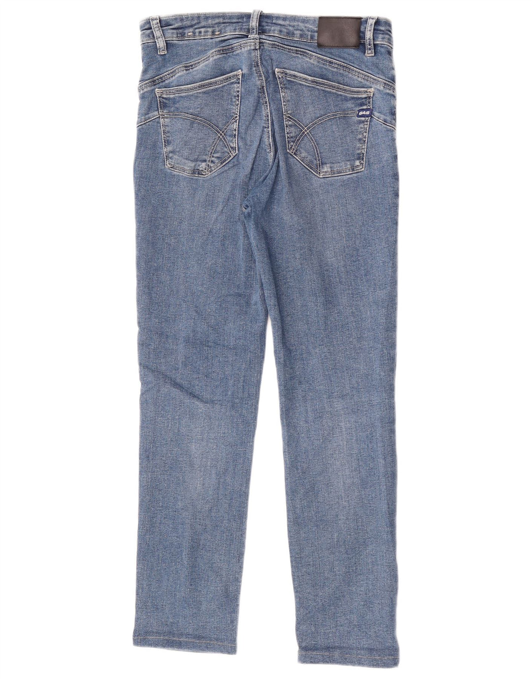 Gas Γυναικείο Slim Jeans W27 L26 Μπλε Βαμβακερό