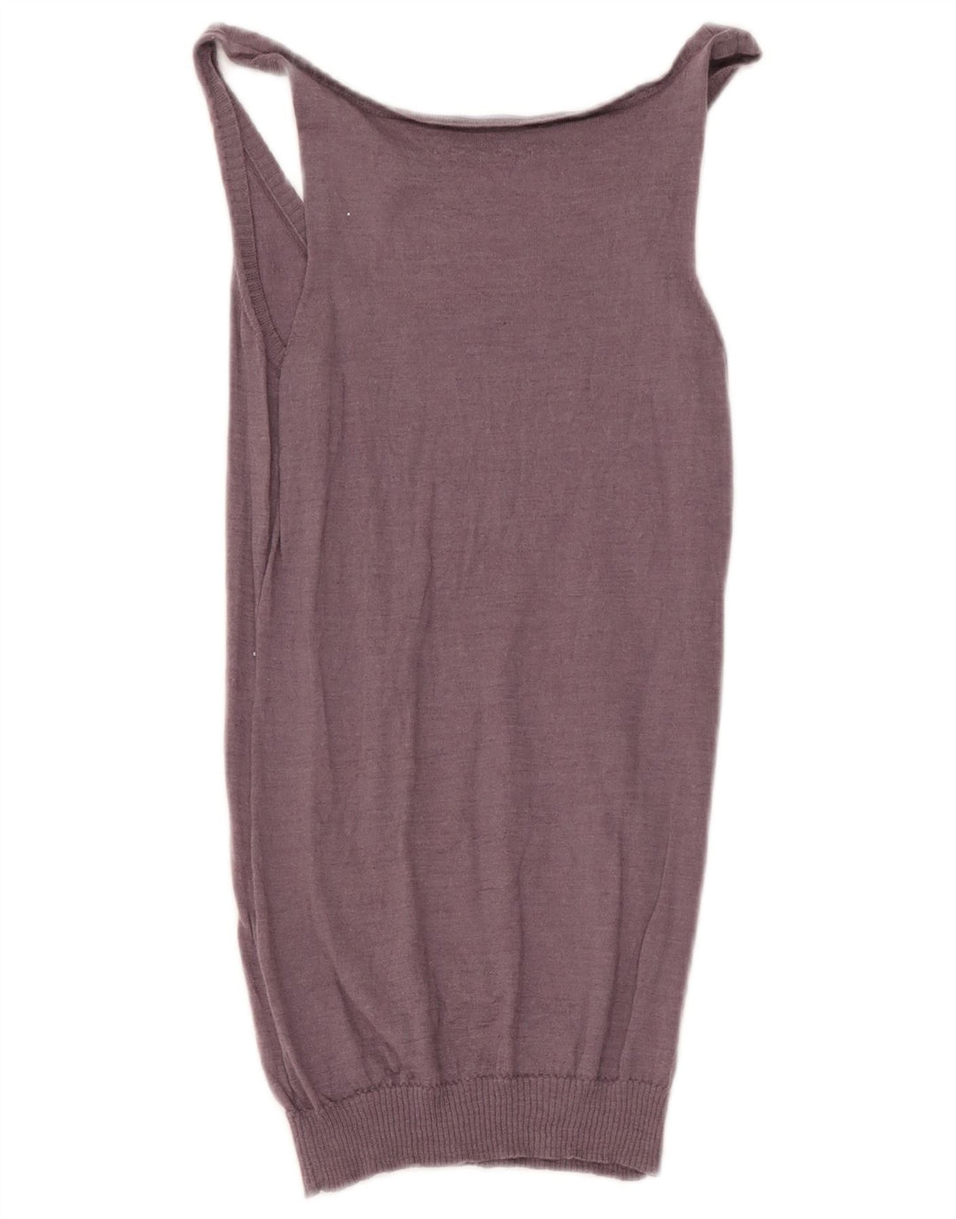 Massimo Dutti Γυναικείο γιλέκο Tank Top UK 12 Medium Purple Wool
