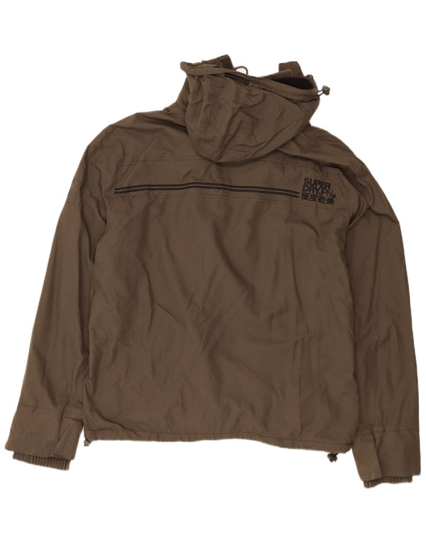 Ανδρικό μπουφάν με κουκούλα Superdry UK 46 3XL Khaki Nylon