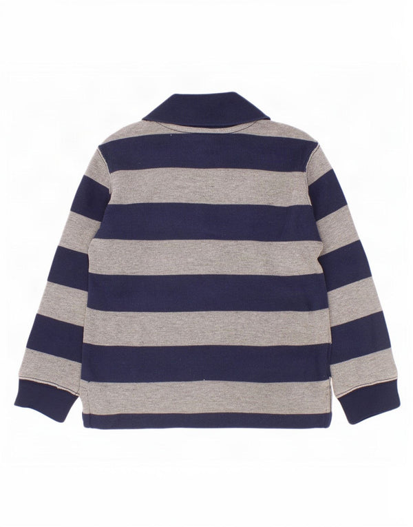 Polo Ralph Lauren Boys πουλόβερ με φερμουάρ 3-4 ετών, μπλε ριγέ