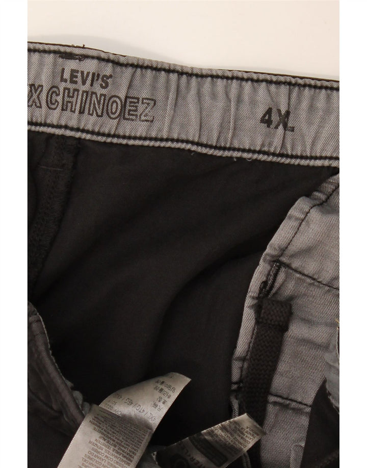 Ανδρικό ίσιο παντελόνι Chino LEVI'S 4XL W52 L29 Μαύρο