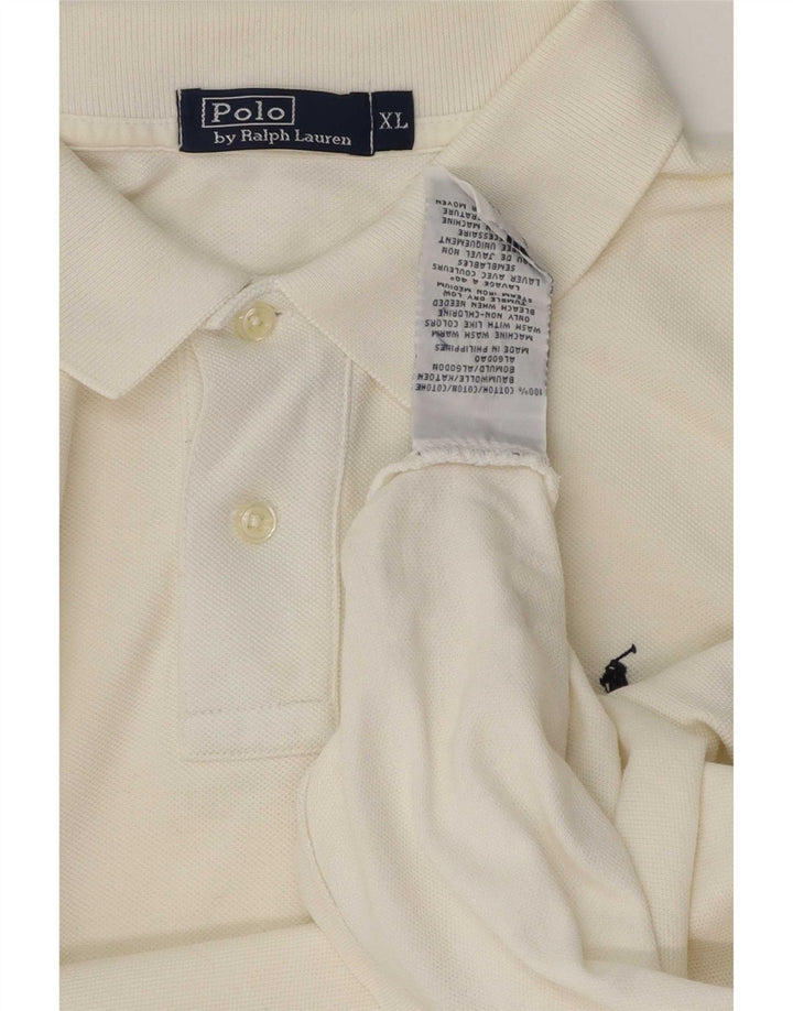Πόλο Ralph Lauren Ανδρικό πουκάμισο XL Λευκό βαμβακερό