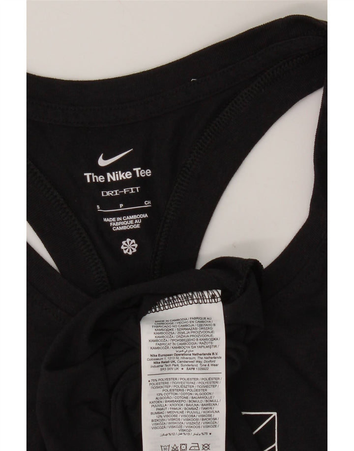 Γυναικείο γραφικό γιλέκο Nike Dri Fit Top 10 Small Black Polyester