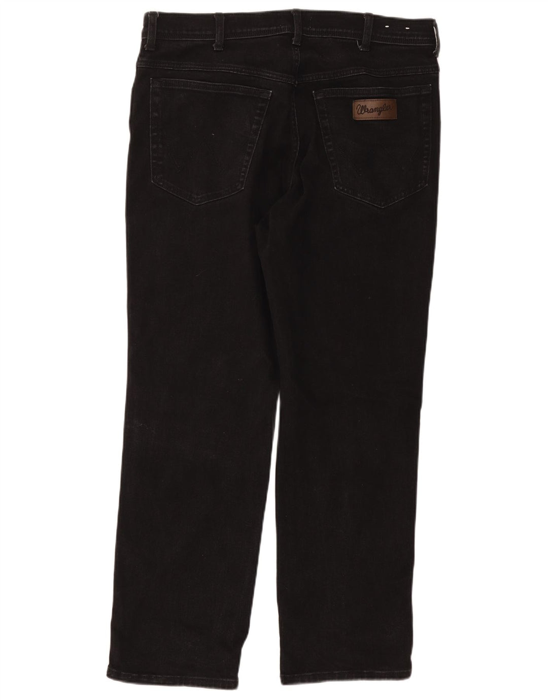 WRANGLER Ανδρικό Texas Straight Jeans W38 L30 Μαύρο βαμβακερό