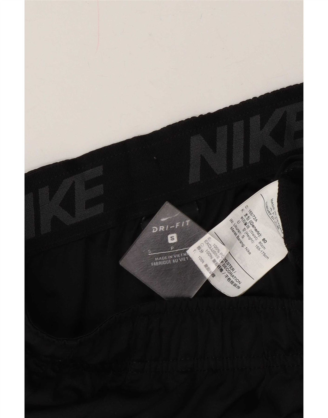 Ανδρικό αθλητικό σορτς Nike Dri Fit, μικρό μαύρο πολυεστέρα