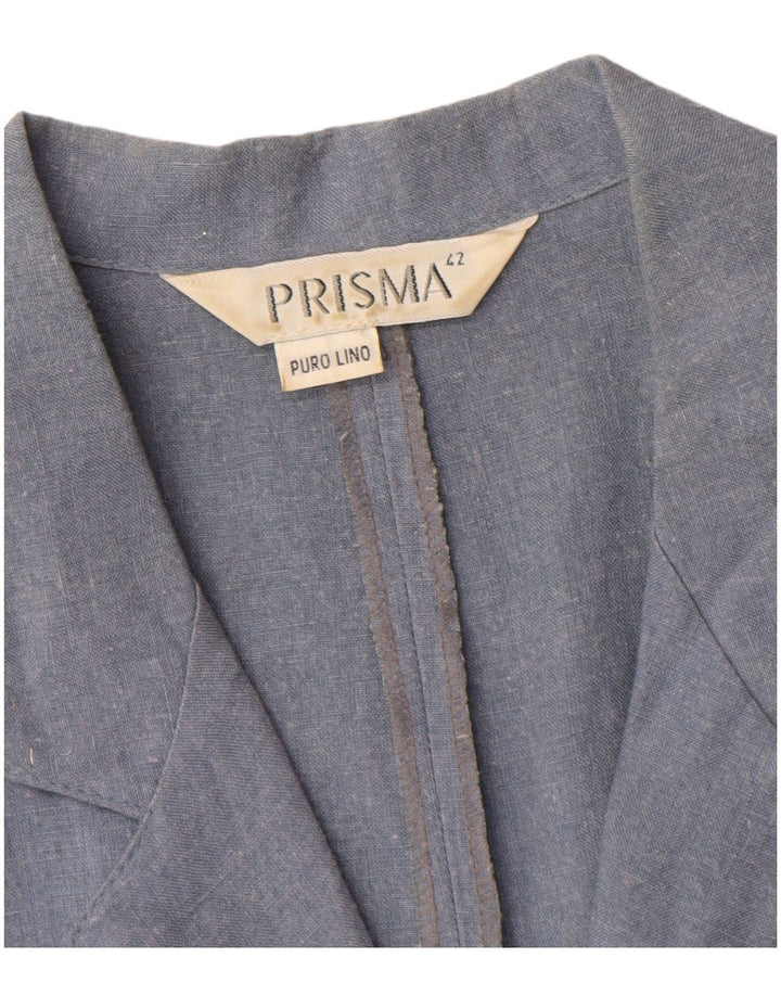 Λινό Γυναικείο Playsuit IT 42 PRISMA Medium Blue