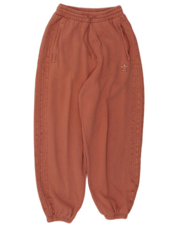 Γυναικεία αθλητική φόρμα Adidas Παντελόνι Joggers UK 4 XS Ροζ Βαμβακερό