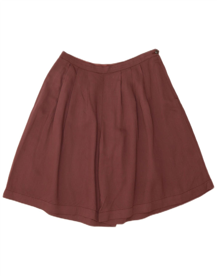 VINTAGE Womens A-Line Skirt W28 Medium Burgundy