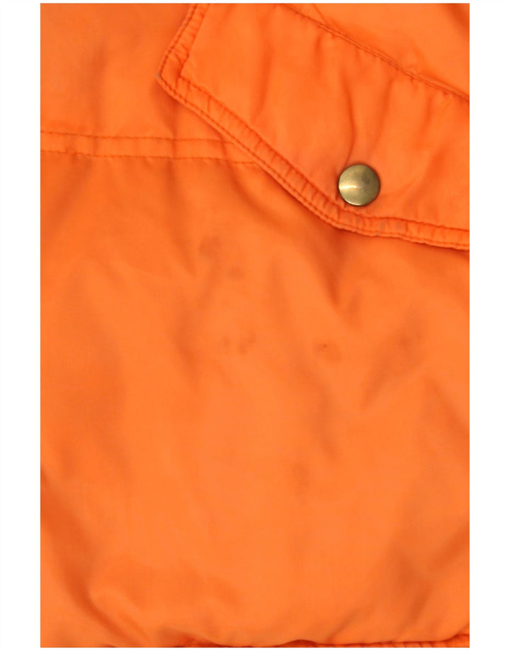 Cacao Ανδρικό μπουφάν με επένδυση UK 40 Large Orange