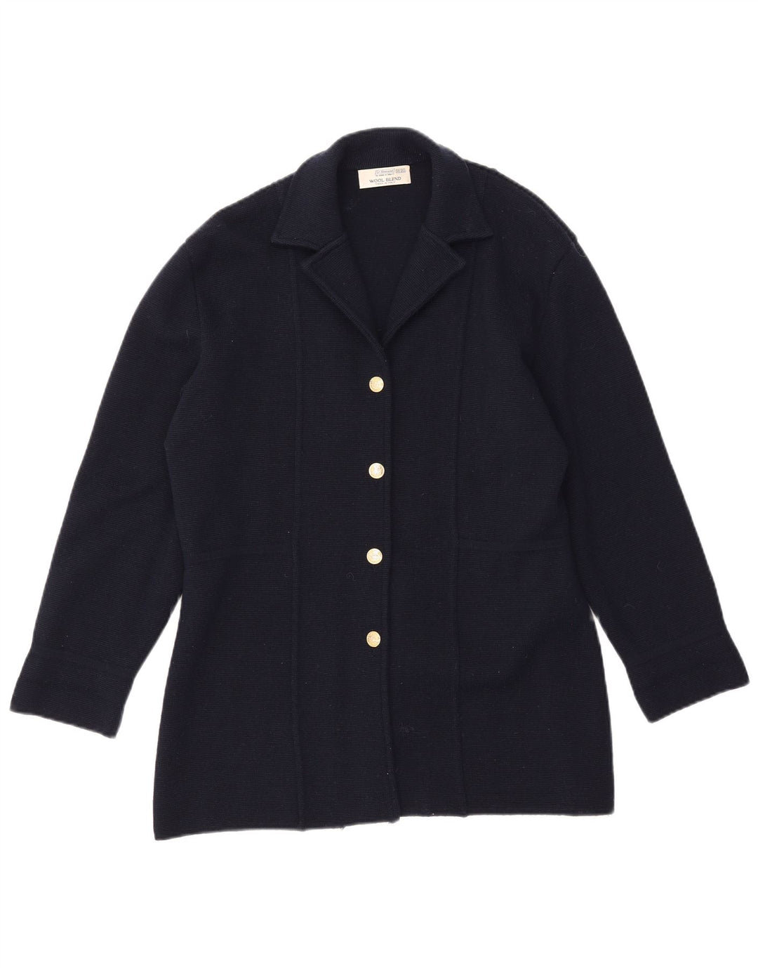 ST. BERNARD Γυναικείο σακάκι σακάκι με 4 κουμπιά UK 18/20 XL Navy Blue Wool