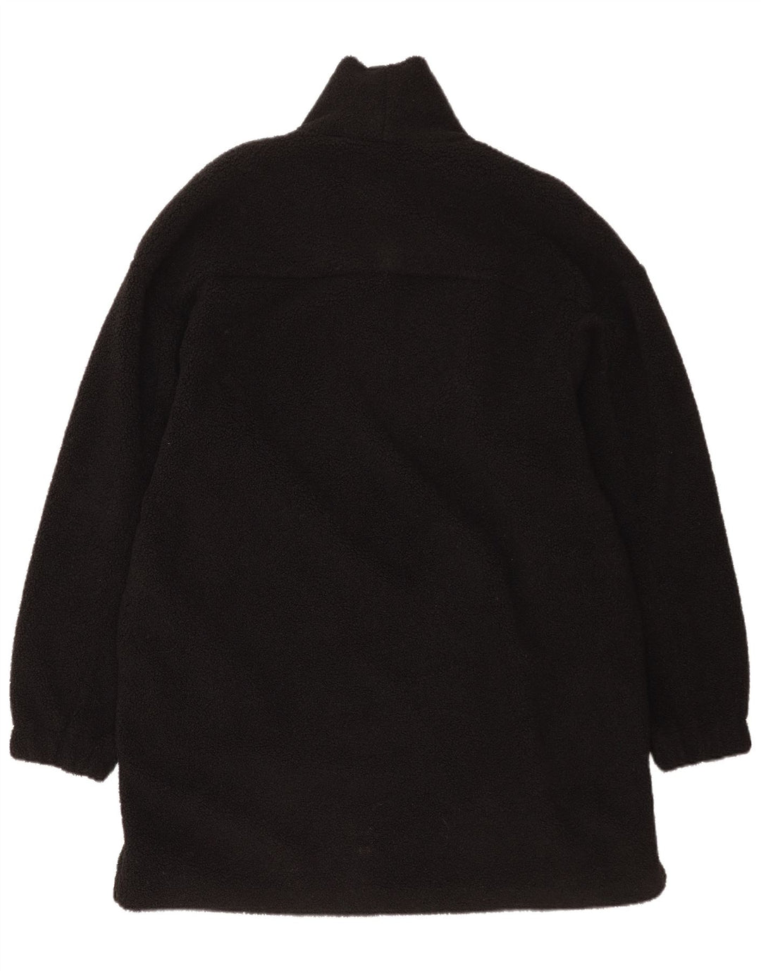 Cos Ανδρικό φερμουάρ Fleece Jumper με μεγάλο μαύρο πολυεστέρα