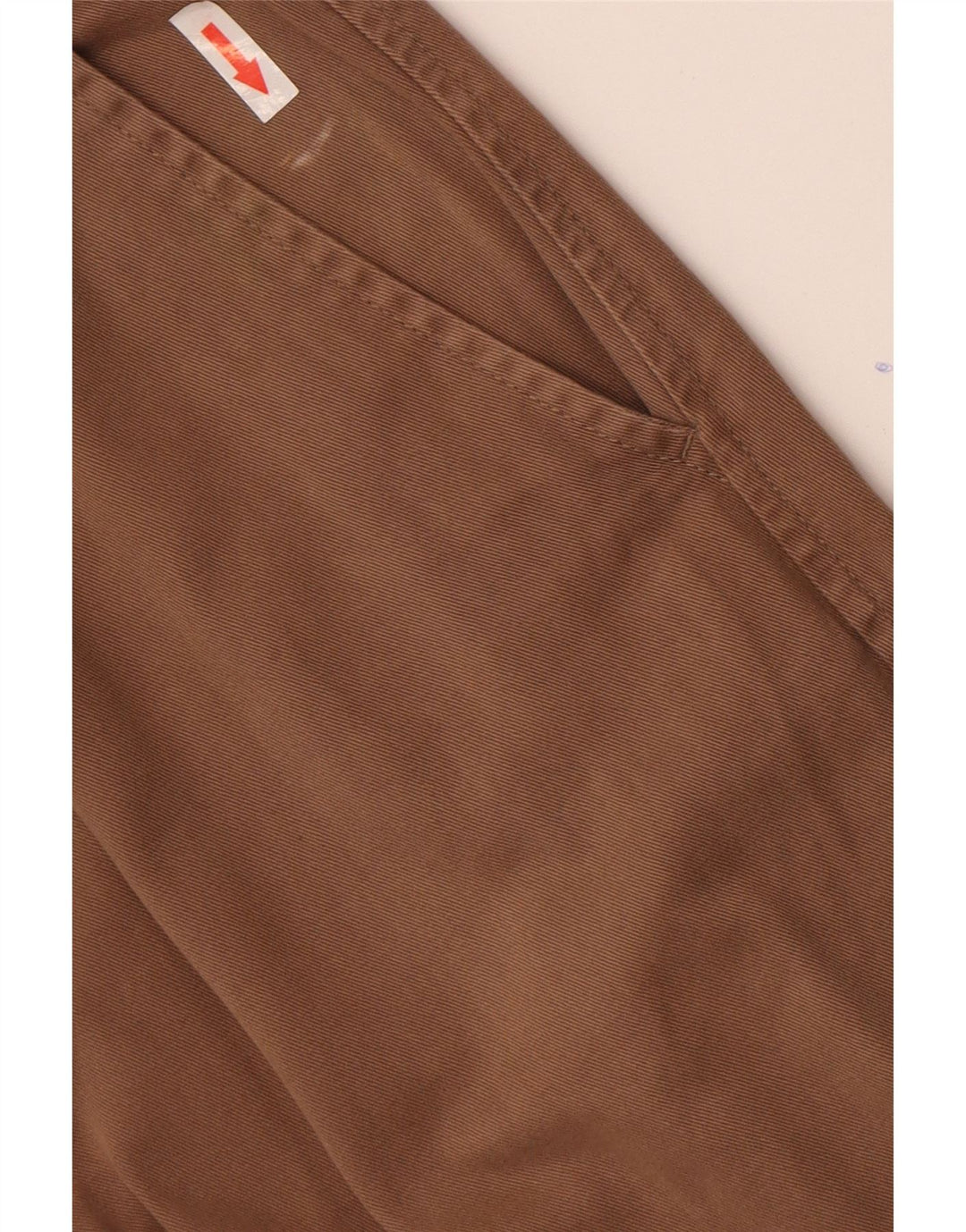 Marks & Spencer Ανδρικό παντελόνι Chino με κανονική εφαρμογή W36 L29 Καφέ βαμβακερό