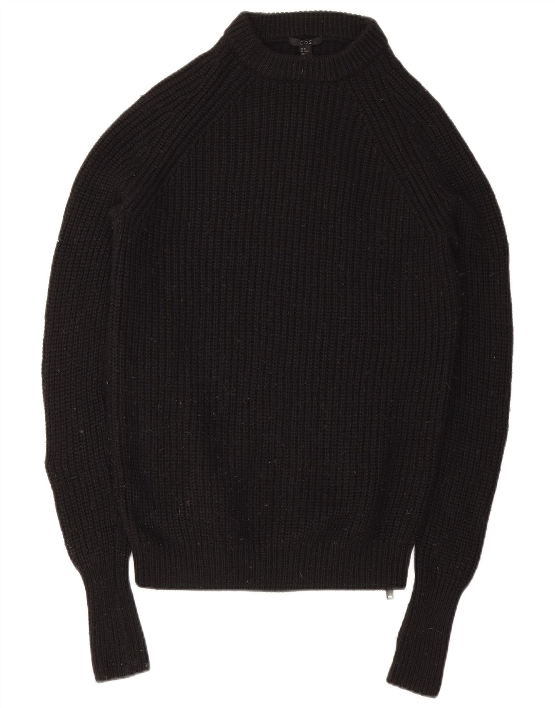 Ανδρικό πουλόβερ Cos Crew Neck Jumper XS Μαύρο μάλλινο